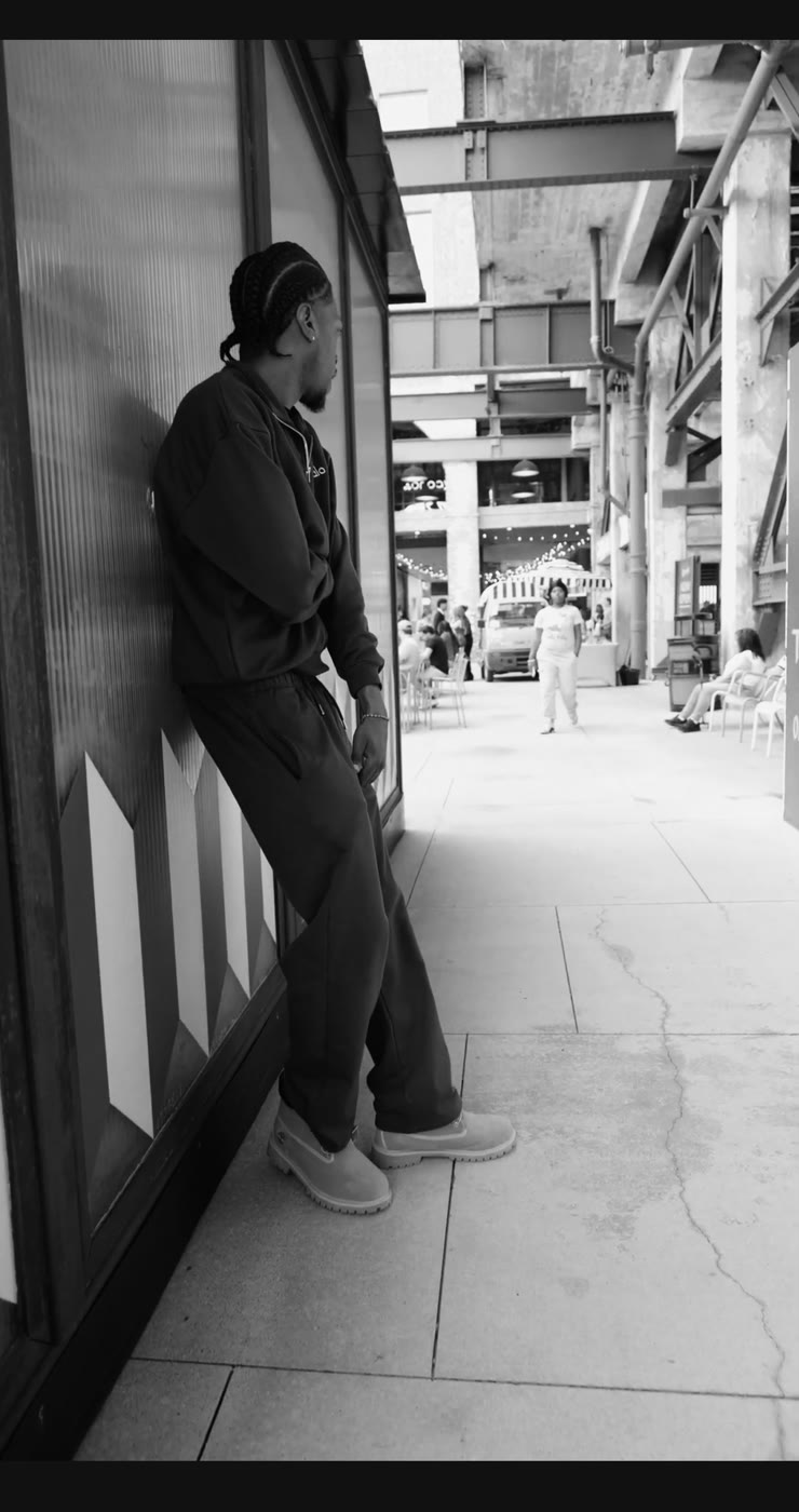 Shemon, black and white street portrait